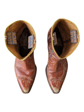 Vintage 1940s Acme Brown Pee Wee Cowboy Boots