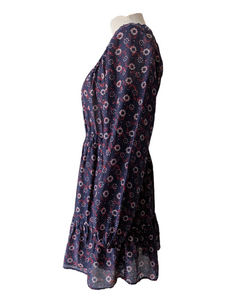Xirena Navy Floral Mini Dress