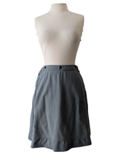 Hussein Chalayan Blue Grey Cotton Skirt
