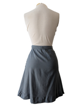 Hussein Chalayan Blue Grey Cotton Skirt