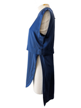 Helmut Lang Teal Blue Silk Top As-Is