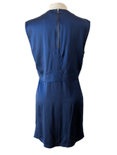 Helmut Lang Teal Blue Silk Top As-Is