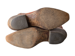 Vintage 1940s Acme Brown Pee Wee Cowboy Boots