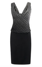 Alexander McQueen Black & White Polka Dot Plunge Dress