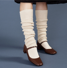 Hansel from Basel Cream Ribbed Legwarmer