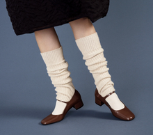 Hansel from Basel Cream Ribbed Legwarmer