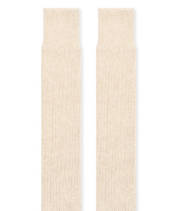 Hansel from Basel Cream Ribbed Legwarmer