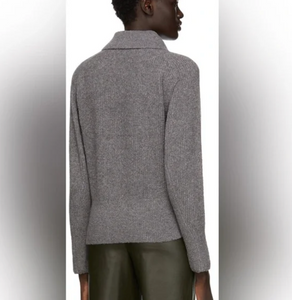 Proenza Schouler Grey Collared Sweater