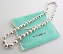 Tiffany & Co. Hardwear Silver Graduated Ball Beaded 16" Necklace