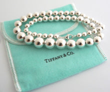 Tiffany & Co. Hardwear Silver Graduated Ball Beaded 16" Necklace