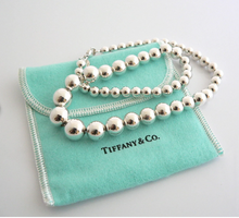 Tiffany & Co. Hardwear Silver Graduated Ball Beaded 16" Necklace