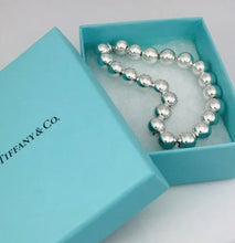 Tiffany & Co. Sterling Silver HardWear Ball 10mm Medium Bracelet