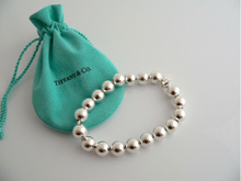 Tiffany & Co. Sterling Silver HardWear Ball 10mm Medium Bracelet