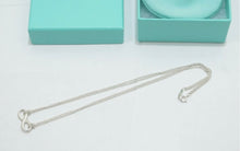 Tiffany & Co. 925 Infinity Silver Double Chain Necklace