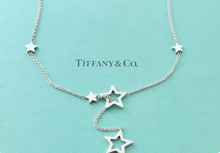 Tiffany & Co. Silver Star Lariat 18" Chain Necklace