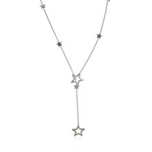 rare retired tiffany star lariat necklace sterling silver
