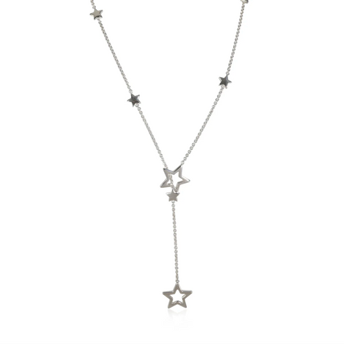 rare retired tiffany star lariat necklace sterling silver