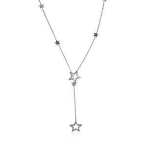 rare retired tiffany star lariat necklace sterling silver