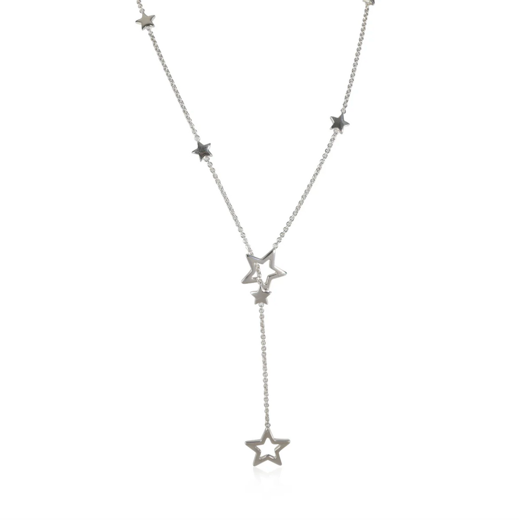 rare retired tiffany star lariat necklace sterling silver