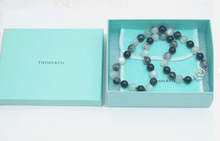 Tiffany & Co. Silver Paloma Picasso Onyx Moonstone & Quartz Necklace 18"