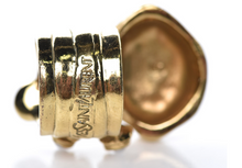 Yves Saint Laurent Arty Ring with White Enamel