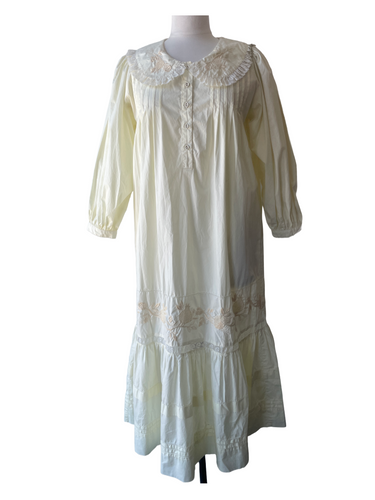 Christy Dawn Yellow Floral Lace Nightgown