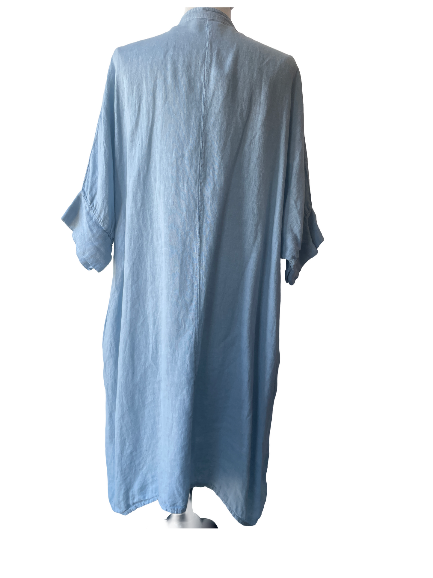 Meo Melli Baby Blue Linen Dress Meo Melli Baby Blue Linen Dress