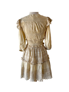 Sea New York Cream 'Marley' Eyelet Dress