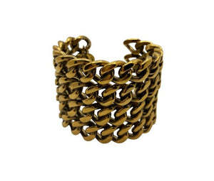Stella McCartney Gold Cuban Chain Cuff