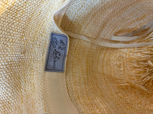 Lola Hats Woven Straw Fedora with Maroon Band