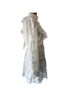 Sea New York White Eyelet Open Back Mini