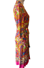 Dolce & Gabbana Pink Paisley Wrap Dress
