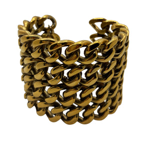 Stella McCartney Gold Cuban Chain Cuff