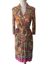 Dolce & Gabbana Pink Paisley Wrap Dress