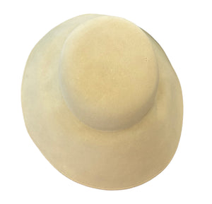 Matsuda Cream Felted Wool Hat