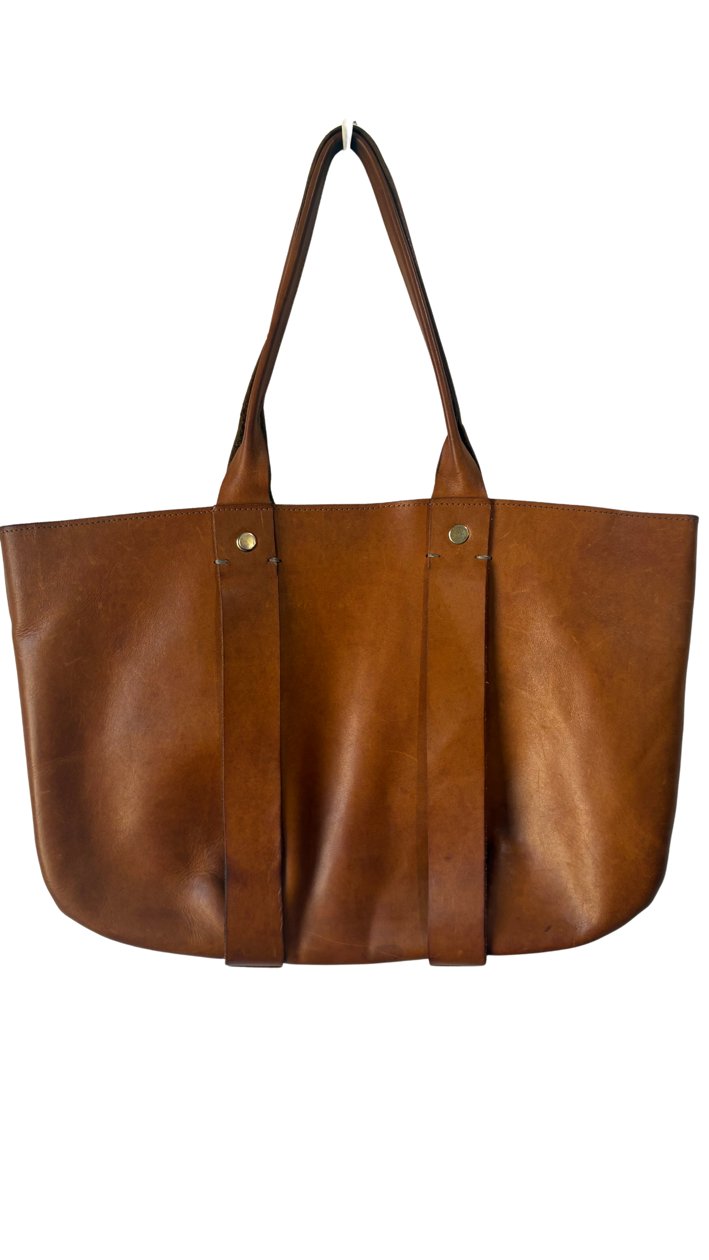 Clare V Tropezienne Light Cognac Purse - The Curatorial Dept.