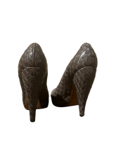 Vintage Christian Dior Grey Platform Heels 7.5/8