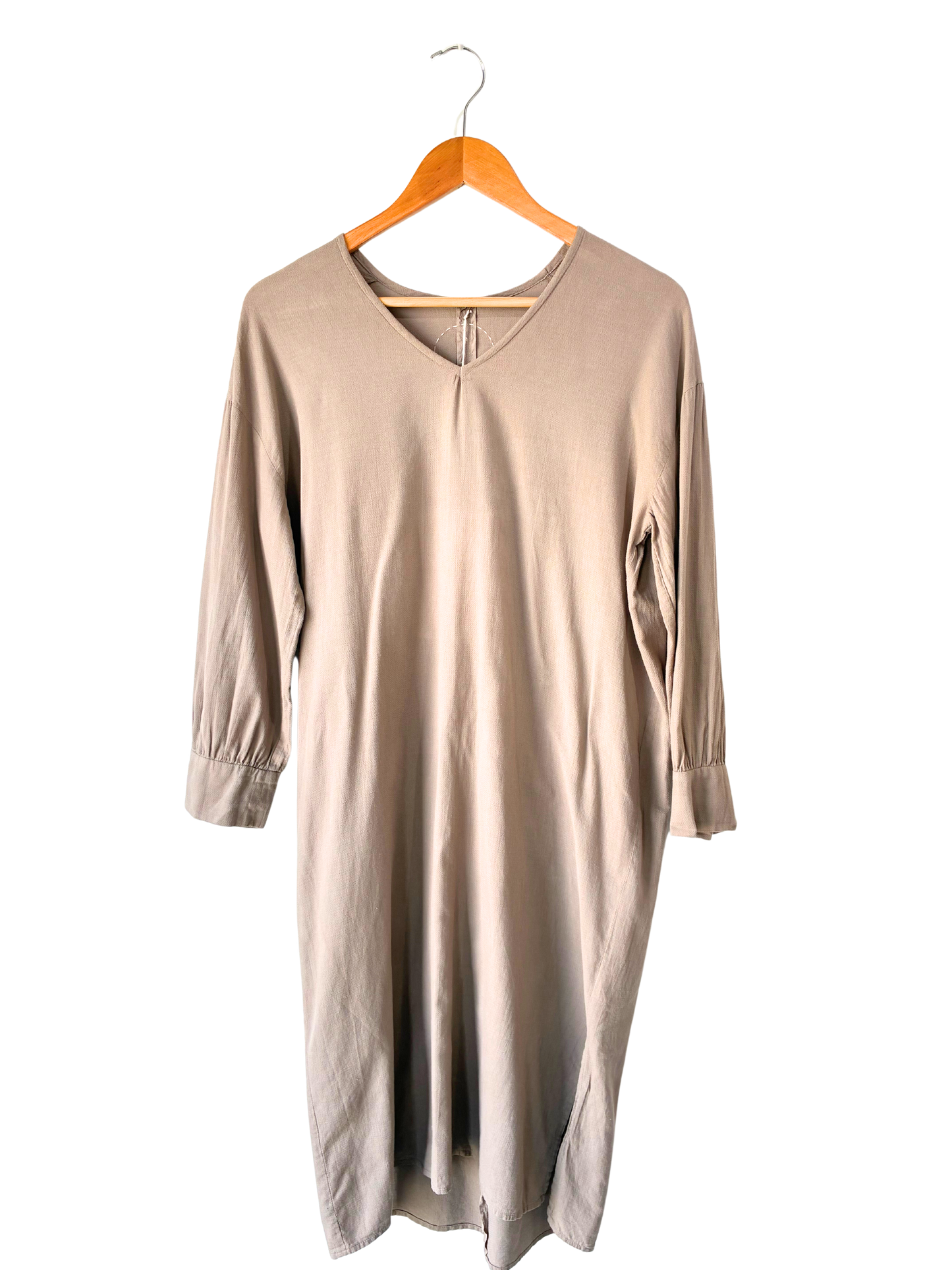 Cosmic Wonder Light Source Japan Beige Cotton Dress - The Curatorial Dept.