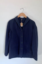 Vintage Navy Waffle Buttondown