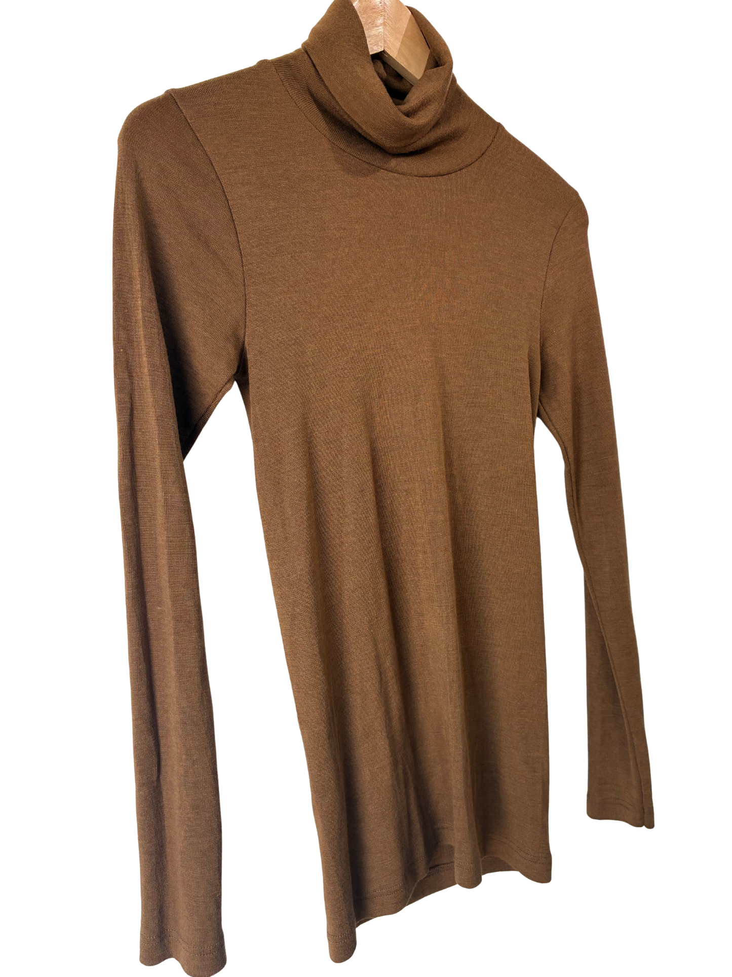 Siskin Brown Turtleneck - The Curatorial Dept.