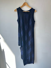 Vintage Issey Miyake Navy Argyle Silk Dress