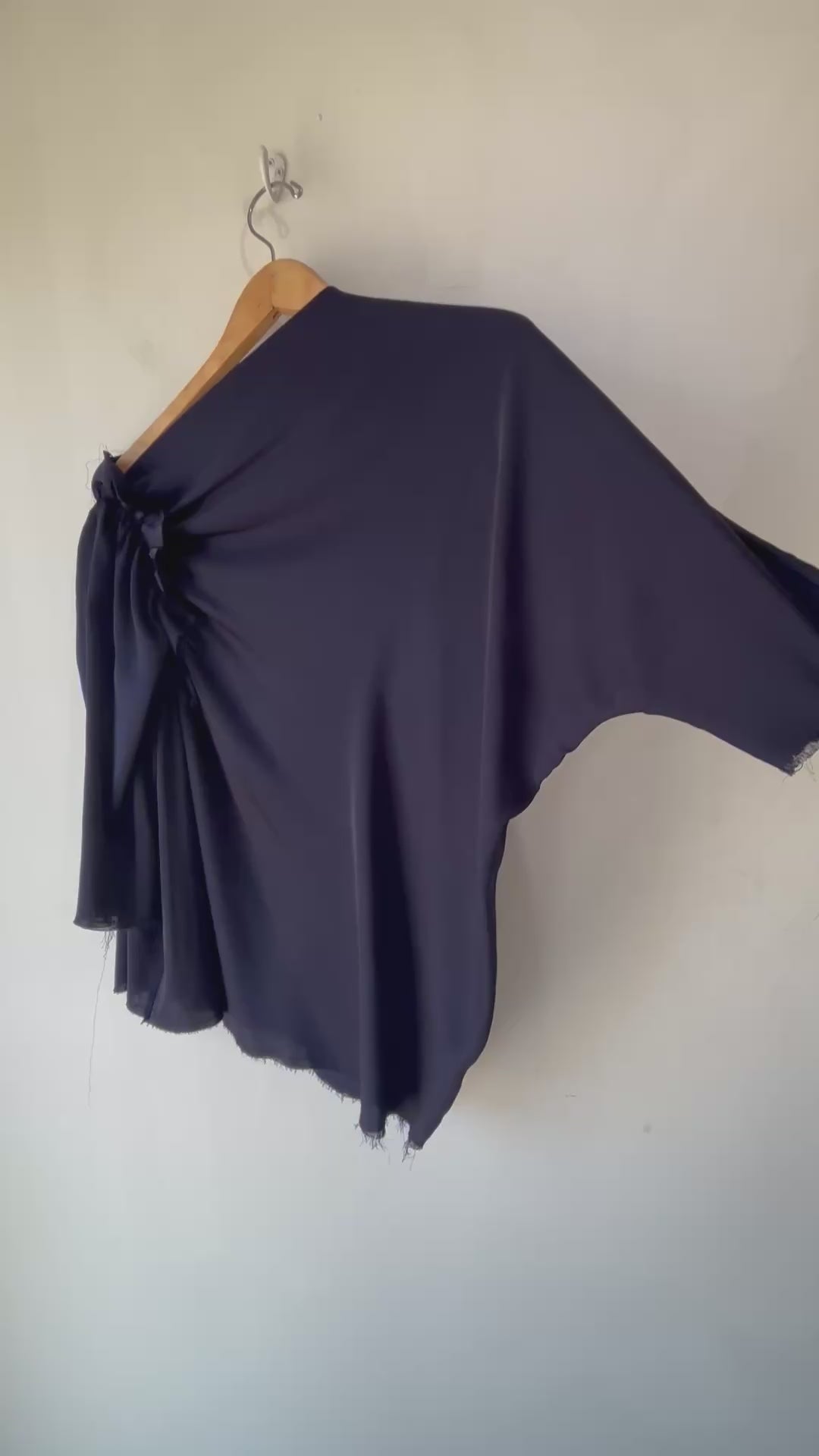 Jpark Navy Asymmetrical Top