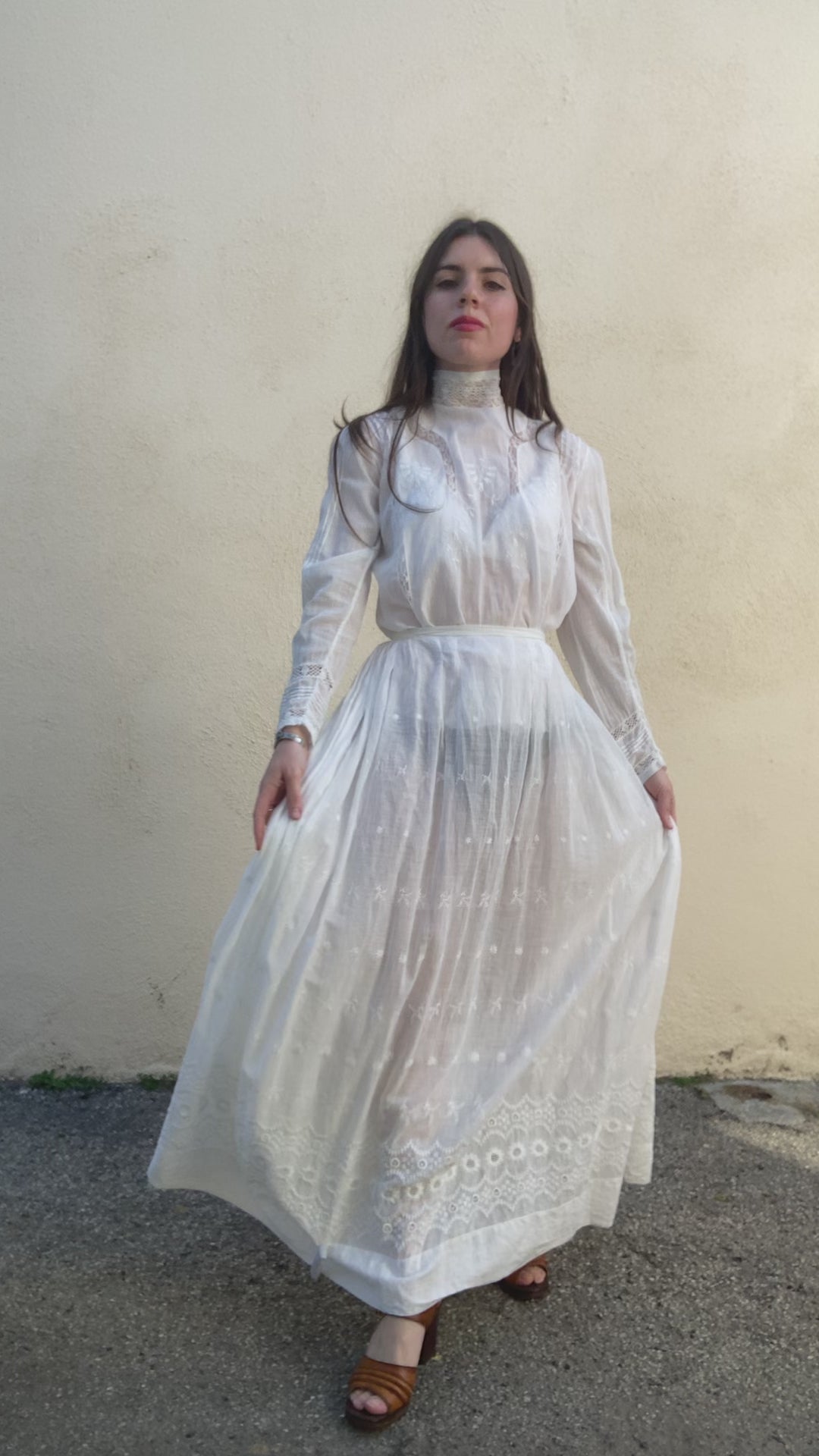 Vintage Victorian Skirt Set