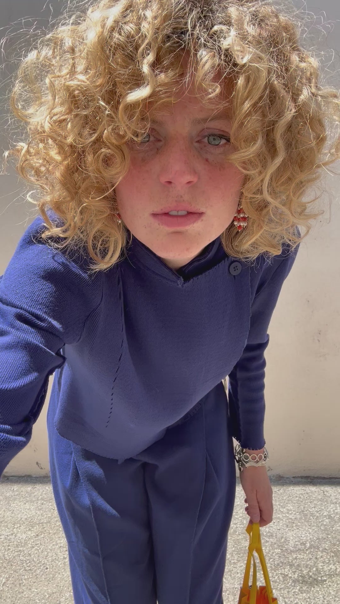 Issey Miyake A-POC Royal Blue Knit Pantsuit – The Curatorial Dept.