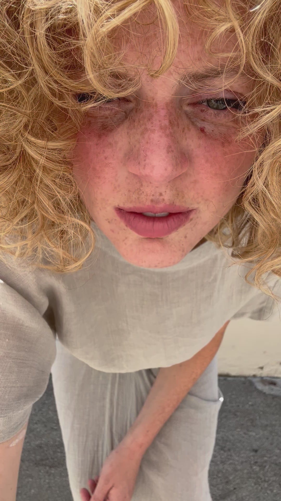 Vintage Issey Miyake Grey Linen Skirt Set