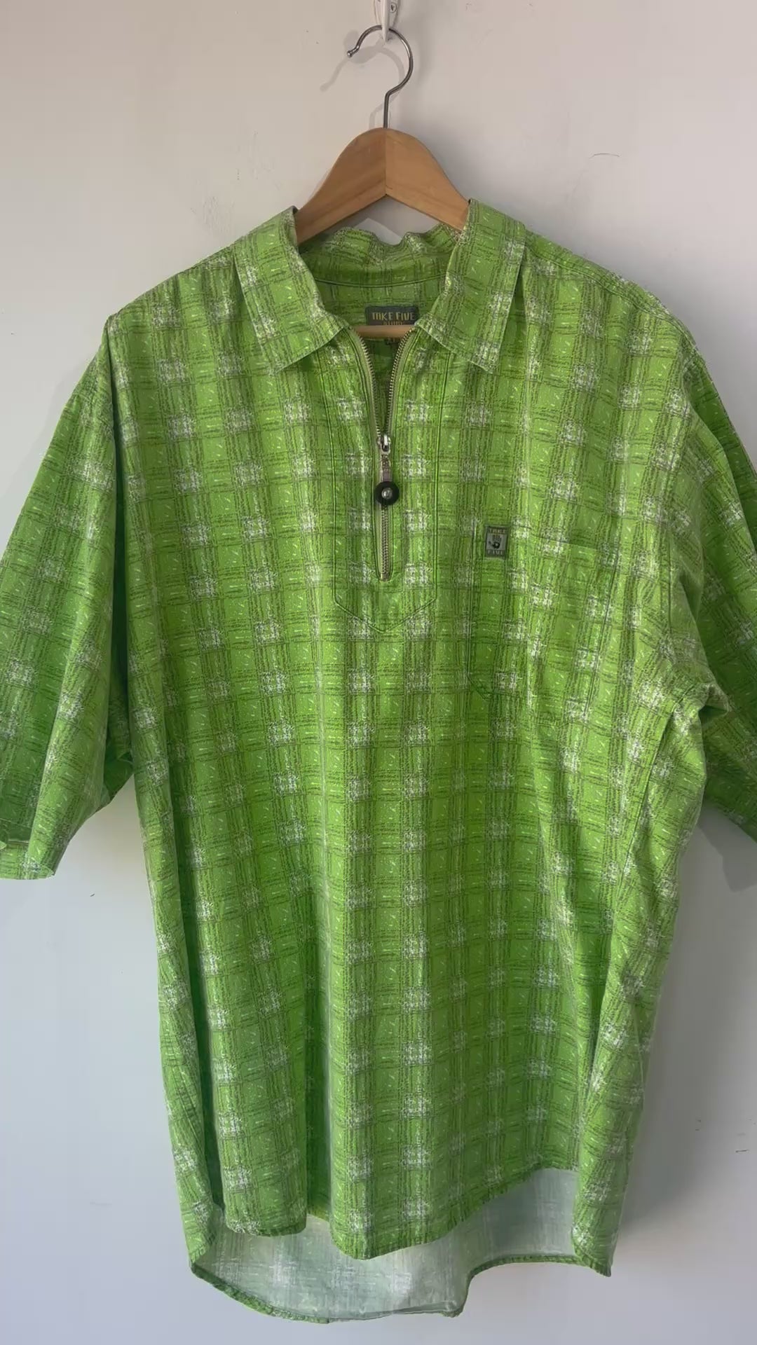 Take Five Green Pattern Shirt