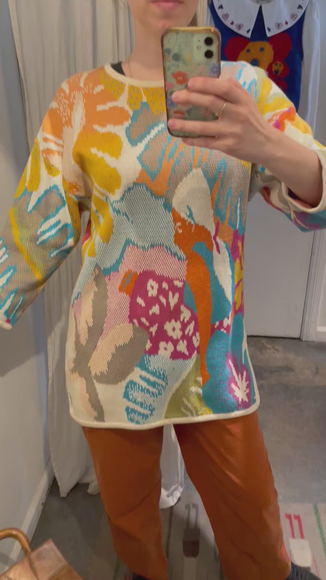 Missoni Orange Yellow Pink Aqua Sweater