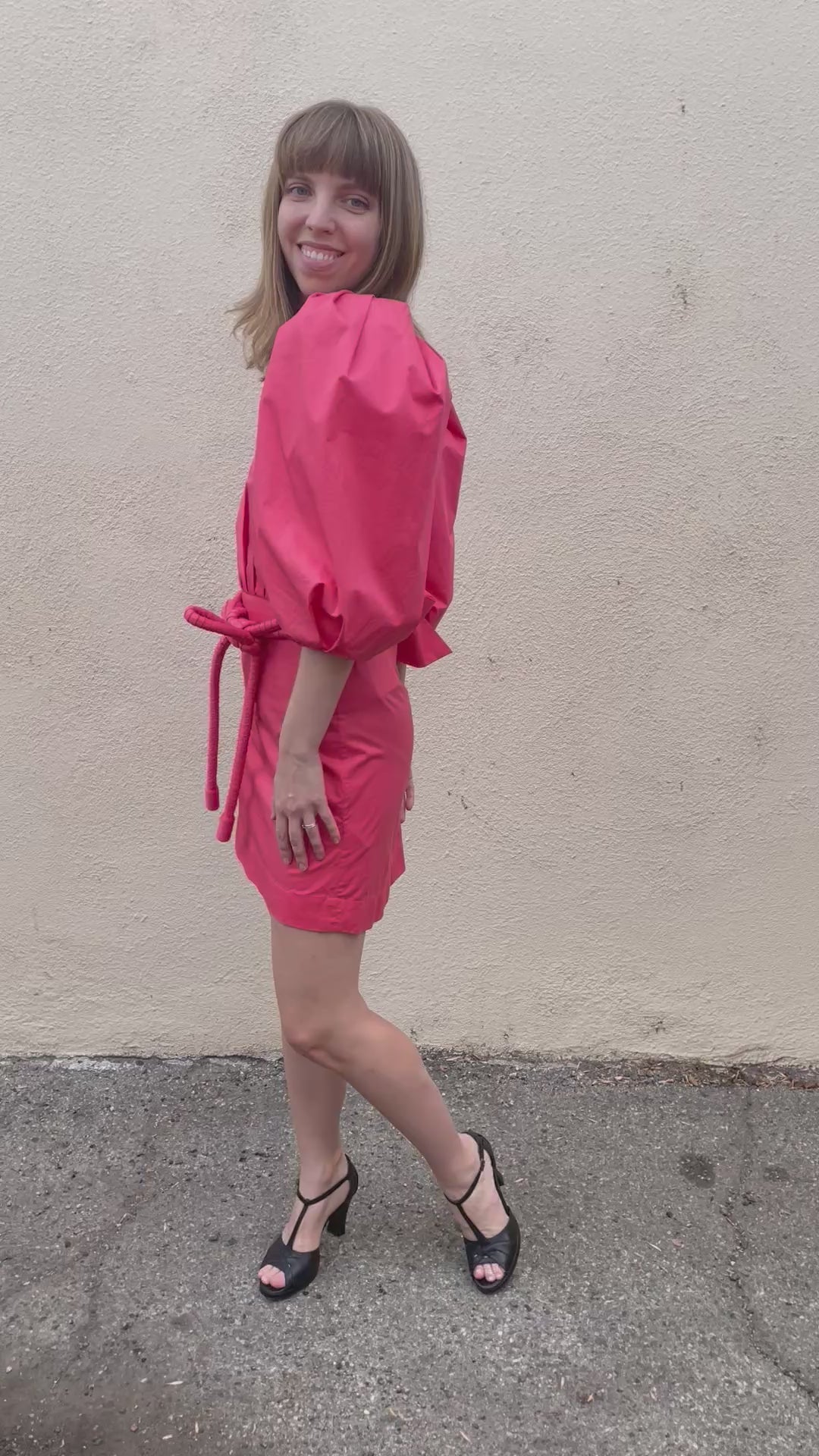 Johanna Ortiz Camelia Rhythm with Belt Mini Dress