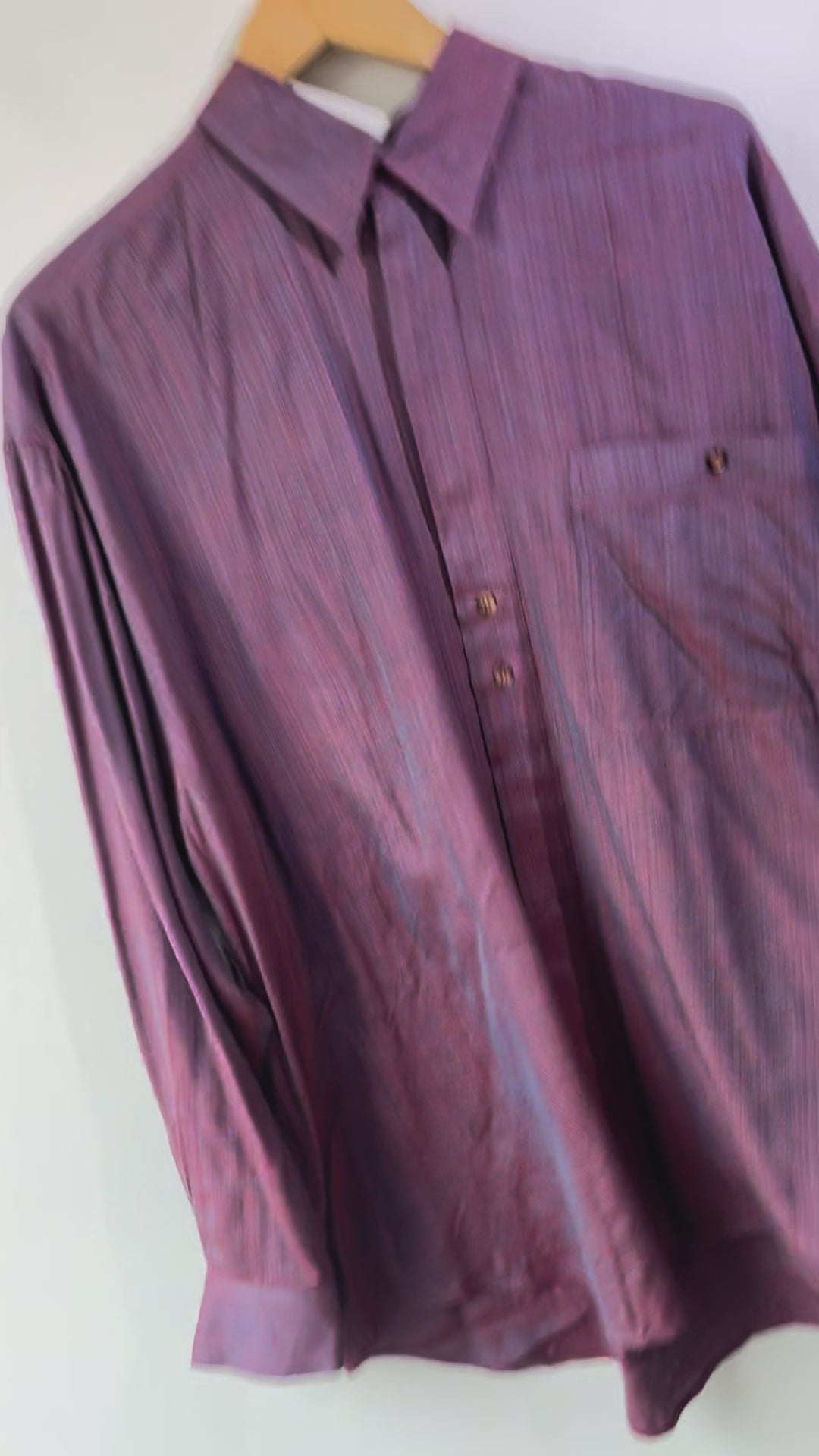 Goouch Purple Sharkskin Men's Shirt