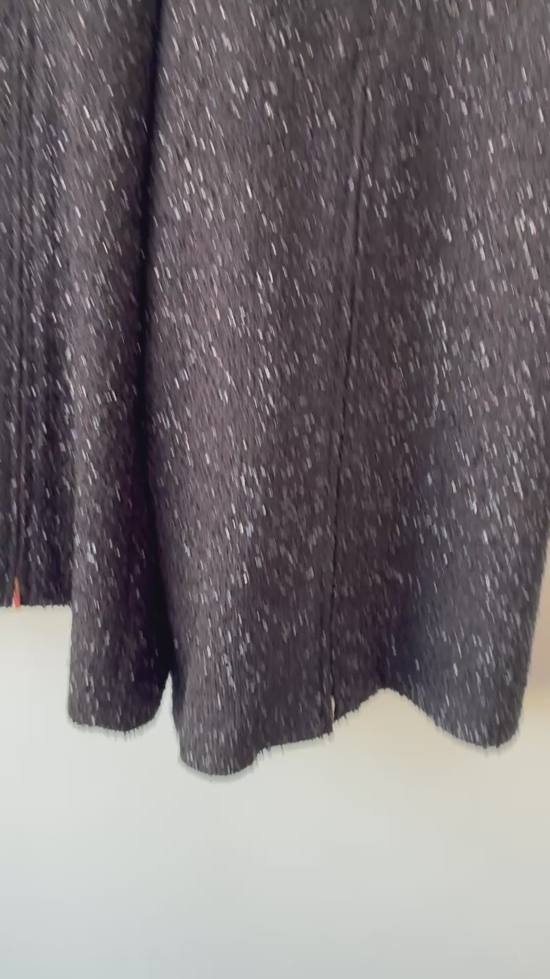 CHANEL Black Boucle Tweed Pants